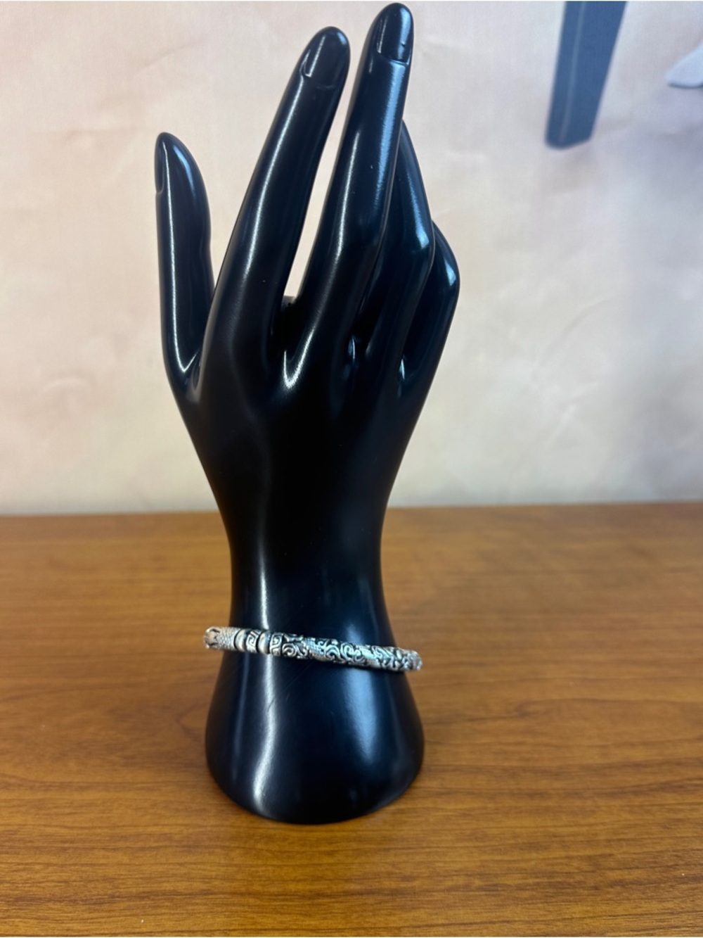 Othr Silver Floral Scroll Bracelet - Silver